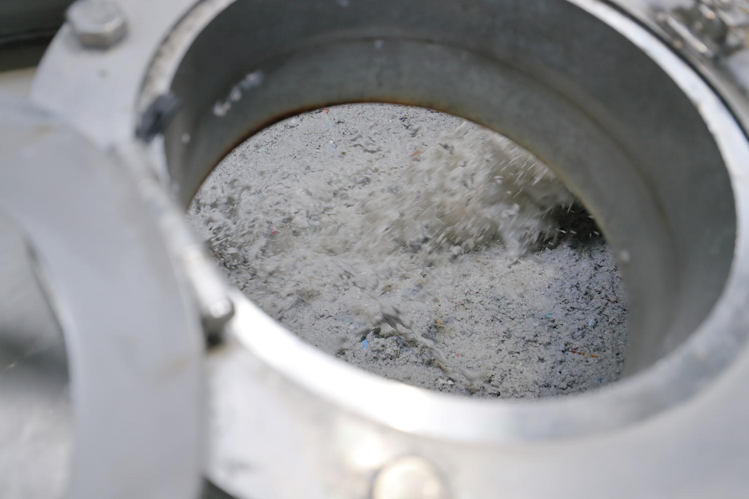 溶解処理の様子