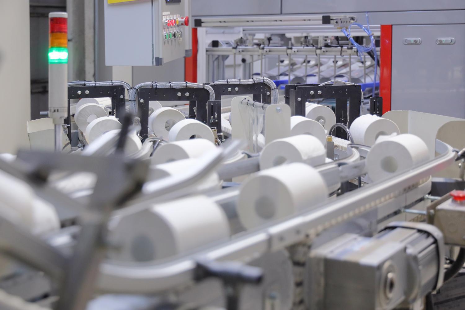 トイレットペーパー製造工程